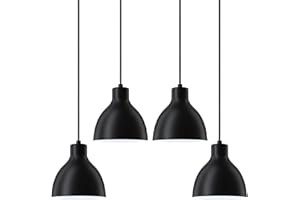 DORAIMI LIGHTING 4 Pack Single Kitchen Island Mini Metal Drum Pendant Light Industrial Hanging Ceiling Light Fixtures for Over Sink Bar,Dining Room,Corridor,Entryway,Hallway