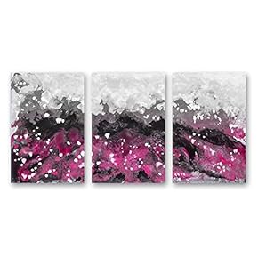 3 Panel Abstract Color Pictures Home Wall for...