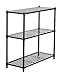TRINITY Slat Style 3-Tier Adjustable Shelving, Metal Standing Shelf for Commercial or Residential Use in Kitchen, Bathroom, Laundry Room, or Office, 1050 Pound Capacity, Dark Bronze