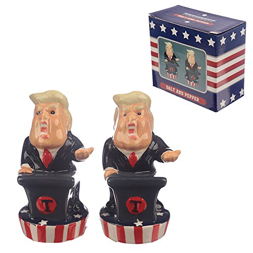 The President Ceramic Salt and Pepper Set