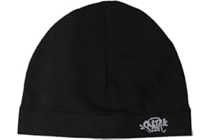 Syna World Skull Cap, Central CEE Beanie Running Hat, Black, Breathable, Windproof, Knitwear, Skully for All Seasons synaworl
