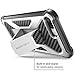 i-Blason iPhone 7 Plus Case, iPhone 8 Plus Case, Transformer Kickstand Apple iPhone 7 Plus/iPhone 8 Plus Heavy Duty Dual Layer Combo Holster Cover case with Locking Belt Swivel Clip (White)