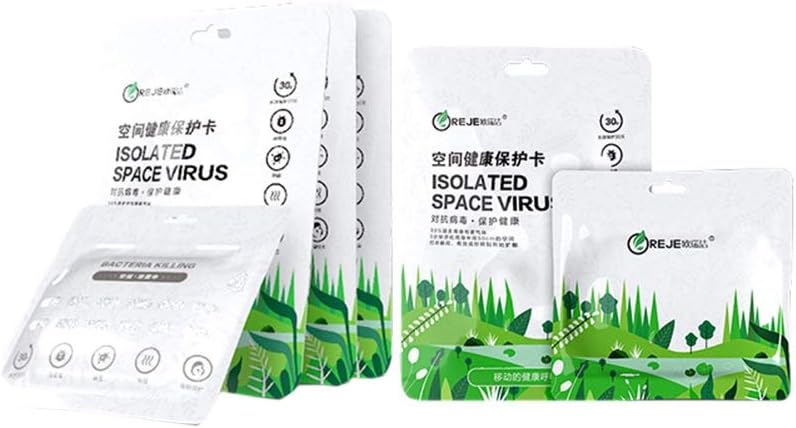 PigHappy Sterilize To Smell Health Protection Card Disinfection Protection Card Neck Strap 30 Days Space Disinfection Protection Card for Kids Adults Personal Health Care with Lanyard