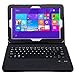 Toshiba Encore 2 WT10-A32 keyboard case, VSTN ® High quality Detachable Bluetooth Keyboard Portfolio Case for Toshiba Encore 2 WT10-A32 / A264, Tablet is not include. ( Black )