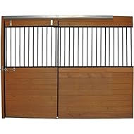 Country Manufacturing PS10GF 10ft Horse Stall Front Kit Black Enamel Coated Steel