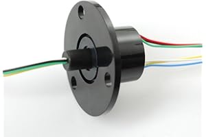 Adafruit 736 Slip Ring with Flange, 22 mm Diameter, 6 Wire, 240V/2A