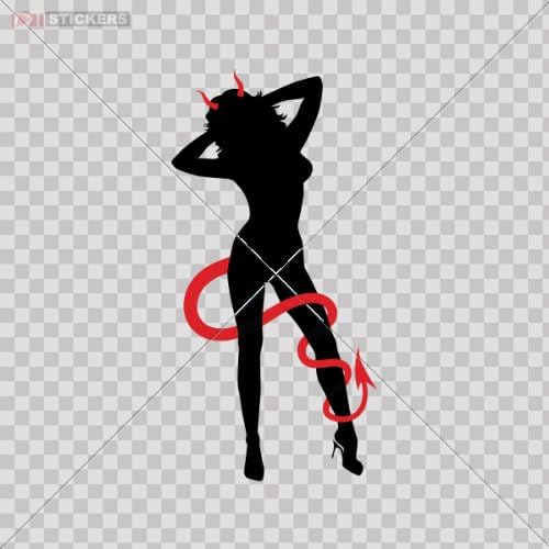 Decal Vinyl Stickers Sexy Girl Car Window Motorcycle Helmet,Truck,Vinyl Art Decor Laptop Notebook Doors Size: 5 X 2.5 Inches Vinyl color print