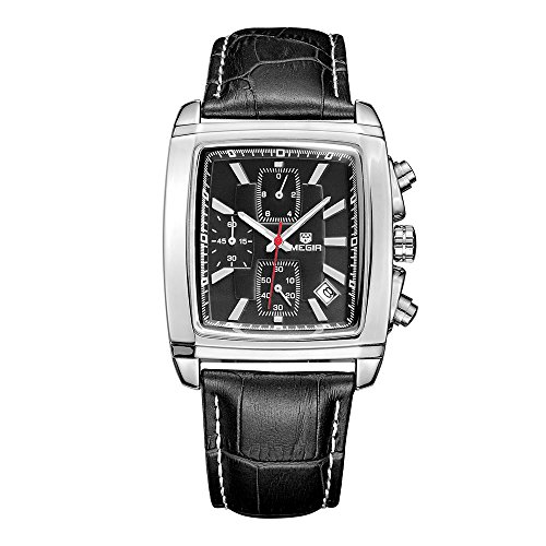 Baogela men s fashion chronograph sport quartz wrist watch