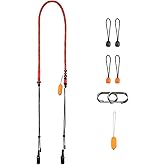 PGYTECH Camera Shoulder Strap Slim Outdoor Style, Adjustable 32.2-53.5in Quick Release Neck Strap for Compact Camera/Mirrorless/Phone, Abrasion-resistant, 66.1lb Capacity, Blaze Red