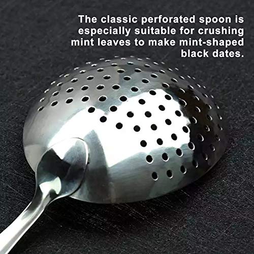 Julep-Sieb Bar Cocktail Sieb Strainer Edelstahl Cocktail Sieb Löffel Barsieb für Hause Oder Gewerbliche Bar Edelstahl… – Bild 6