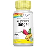 SOLARAY Fermented Ginger Root 400mg | 100 VegCaps
