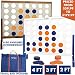Giant 4 in A Row, 4 to Score with Carrying Bag - Premium Wooden Four Connect Game Set in 3' White Wood by Rally & Roar - Oversized Family Outdoor Party Games for Backyard, Lawn, Parties, Bar Game