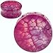 SoScene FUCHSIA Dragon Vein Organic Stone Ear Plugs Gauges Sold in Pairs