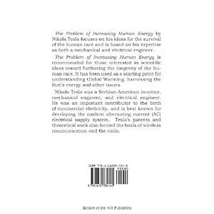 The Problem of Increasing Human Energy