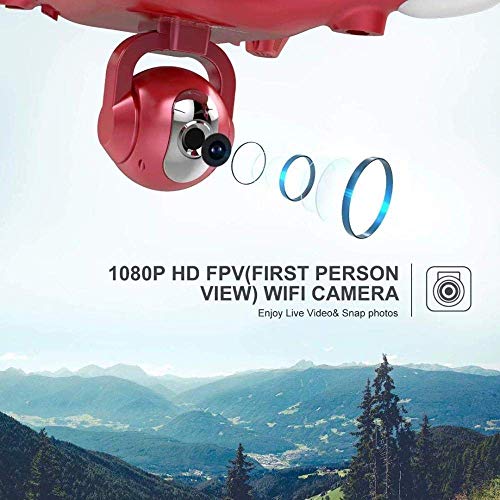 Drohne mit 1080p HD Kamera FPV Live Video RC Quadcopter mit GPS Return Home Funktion Follow Me und Altitude Hold, Drohne… – Bild 4