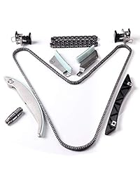 ECCPP TK1116A Kit de cadena de sincronización guía guía guía de tensor para 07-08 Chrysler 300 Dodge Avenger cargador Magnum 2.7L V6