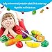 Hot Sale! Canserin 6PC Cutting Fruit Vegetable Pretend Play House Children Kid Educational Toys