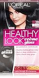 3 Pk, L'Oreal Paris Healthy Look Creme Gloss, Blue Black / Licorice #2B