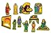 Little Folk Visuals Beginners Bible: Daniel Precut Flannel/Felt Board Figures, 16 Pieces Set