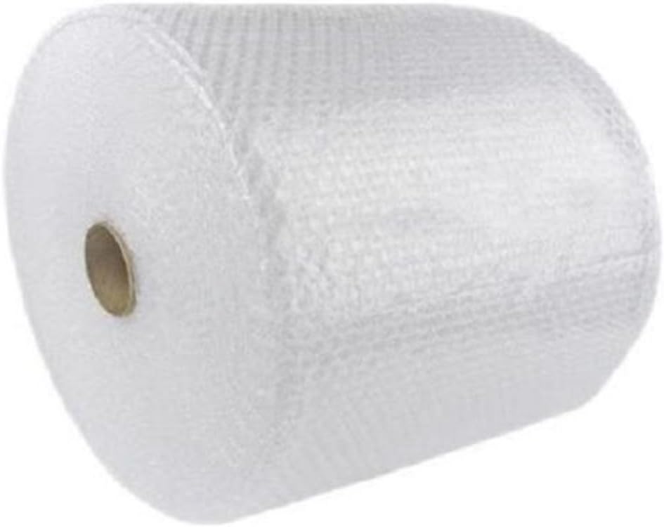 USABubbleBubble Cushioning Wrap 3/16" Small Bubbles Perforated 12", 12" Width 350 ft