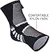 Nordic Lifting Ankle Brace Compression Sleeves (1 Pair) - Professional Support for Men Women Sprained Ankle Achilles Tendonitis Recovery & Prevention - Adjustable Fit with 1 Year Warranty - (Grey, Medium)