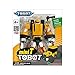 TOBOT Mini T, Tractor to car Tractor Transforming to Robot Car Transforming Robot Car to Robot Animation Character Youngtoys