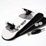 P-Rep Fingerprint 30mm Graphic Complete Wooden Fingerboard w CNC Lathed Bearing Wheels