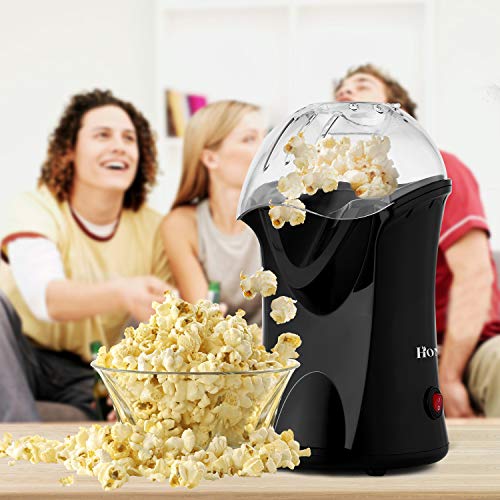 Hot Air Popcorn Maker 1200W No Oil Popcorn Popper Machine with