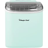 27 lb. Portable Countertop Ice Maker in Mint Green