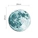 Marsway Creative 20cm Glow in The Dark Moon Night Luminous Stickers Removable Adhesive Wall Decal