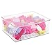 mDesign Kids/Baby Toy Storage Box, for Dolls, Modeling Clay, Blocks, Cars - 13.5