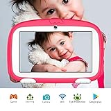 Tablet for Kids,7 inch Kids Tablet with WiFi Kids Mode Pre-Installed Learning Games Camera Parental Control Tablet for Children 1G+8G Android 6.0 Tablet Safety Eye Protection Screen (CTDD)