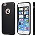 totallee iPhone 6 Case, iPhone 6s Case, Black Durable Shock Absorbing Rubber Cover with Excellent Grip fits 4.7 inch iPhone - Tough & Protective and Light & Slim The Doberman (Black)