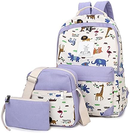 Tiezy Cute Mini Bags School Girls Backpack for Women Travel Bagpack Purple