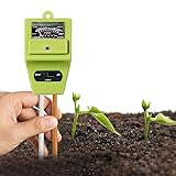 JeahoreKy Soil pH Meter, 3-in-1 Soil Test Kits with