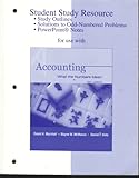Student Study Resource: Study Outlines, Solutions to Odd-Numbered Problems and PowerPoint Notes- for Use with Accounting: What the Numbers Mean, 6th Edition