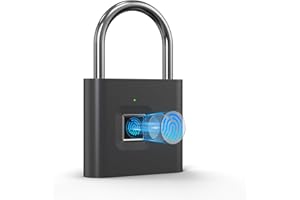 KENRONE Keyless Portable USB Charging Fingerprint Lock SL90 Smart Padlock Door Lock Quick Unlock Anti-Theft Fingerprint Padlo