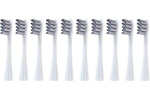 Replacement Brush Heads,Compatible for Oclean,X PRO Elite/Flow/F1/One/X/All Series Sonic Electric Toothbrush(10 Grey)