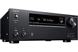 Onkyo TX-NR696 Home Audio Smart Audio and Video Receiver, Sonos Compatible and Dolby Atmos Enabled, 4K Ultra HD and AirPlay 2, Black