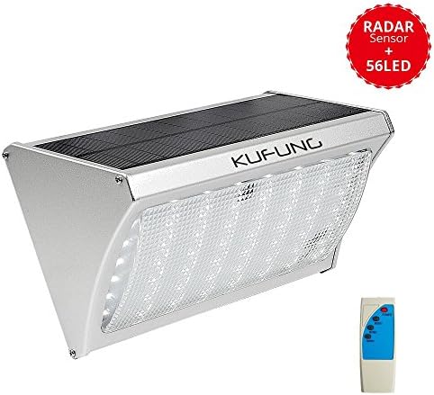 UFUNG LED Waterproof Outdoor Solar Motion Sensor Security Lights, for Garden Pathway Yard Patio (56LED)