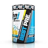 BPI Sports Ketogenic Pre-Workout Supplement - Best Pre-Workout - Carb-Free - Burns Fat for Energy - Helps Preserve Lean Muscle Mass - Improved Focus - Blue Lemon Ice - 30 Servings - 11.11 oz.
