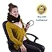 DaviSMART Neck Traction ✮ Effective Neck Pain Remedy at Home ✮ Inflatable & Adjustable Cervical Stretcher (Brown)