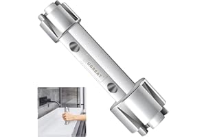 JUGREAT Tub Drain Remover Wrench-Die-Cast Aluminum Tub Drain Tool Wrench