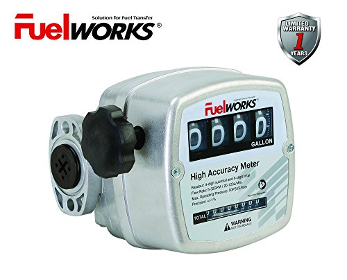 FUELWORKS Oval Gear Inline Meter for Diesel Fuel with 3-26 GPM, 3/4" Inlet Size, 1 Year Warranty - Thumbnail 3