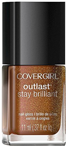 CoverGirl Outlast Stay Brilliant Nail Gloss, Seared Bronze [85] 0.37 oz