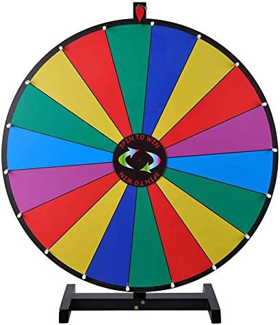 Tabletop 18 Slot Spinning Prize Wheel (30 In.)