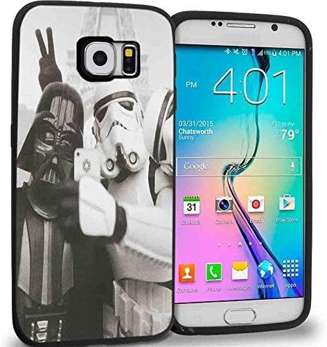 Cell World LLC - Darth Vader Stormtrooper Selfie for iPhone and Samsung Galaxy Case Samsung Galaxy S8 + Plus blackIncludes 1 Screen Protector