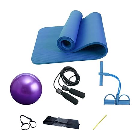 YCLOTH Kit de Entrenamiento de Yoga, Esterilla de Yoga + ...
