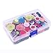 Supla 300Pcs Colorful Buttons Various shades and styles Different Shapes Buttons - Sewing Buttons in a Plastic Box