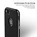 iPhone 7 Case, MINIMALISM 2 in 1 Ultra Thin and Slim TPU Shockproof Protective Case Coated Carbon Fiber Finish Surface with PC Hard Frame for Apple iPhone 7 (4.7')(2016) - Black